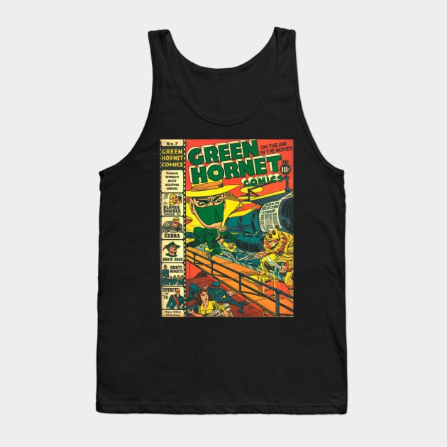 Green Hornet 7 Tank Top by LordDanix